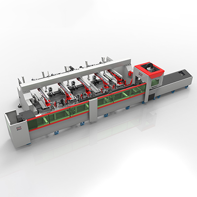 Produttori di macchine per il taglio di tubi a tubo laser a fibra a 5 assi in metallo con alimentazione automatica CNC